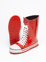 View Item Kid's Dinger Boots Baseball Style Wellingtons - Kid's Wellies (Red)