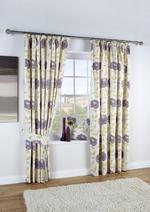 View Item Ruby Fully Lined Curtains (Aubergine)