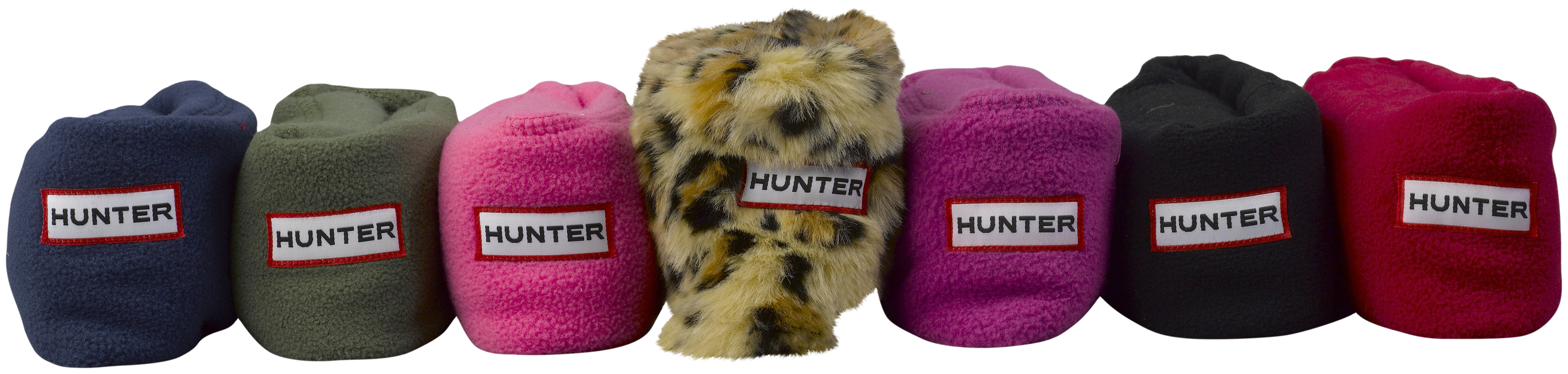 Plain Fleece Original Hunter Welly Socks Kids Soft Wellington Boot