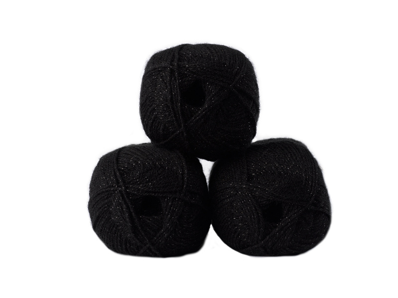glitter double knitting wool