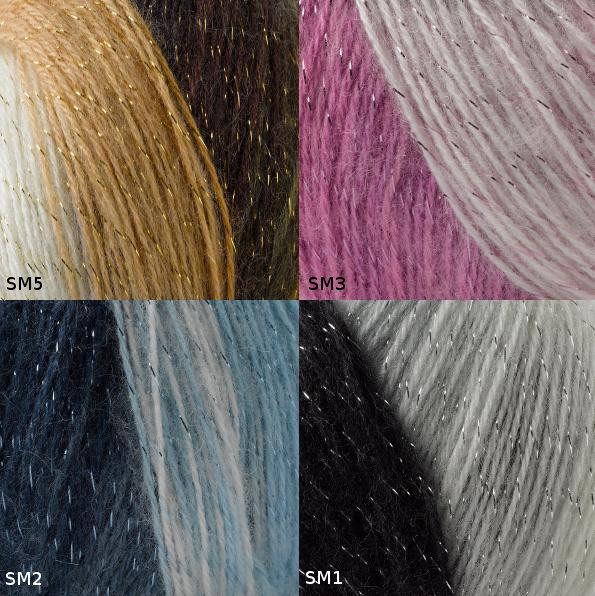 Moonlight Sonata Double Knitting Yarn Glitter Shimmer DK Wool 100g