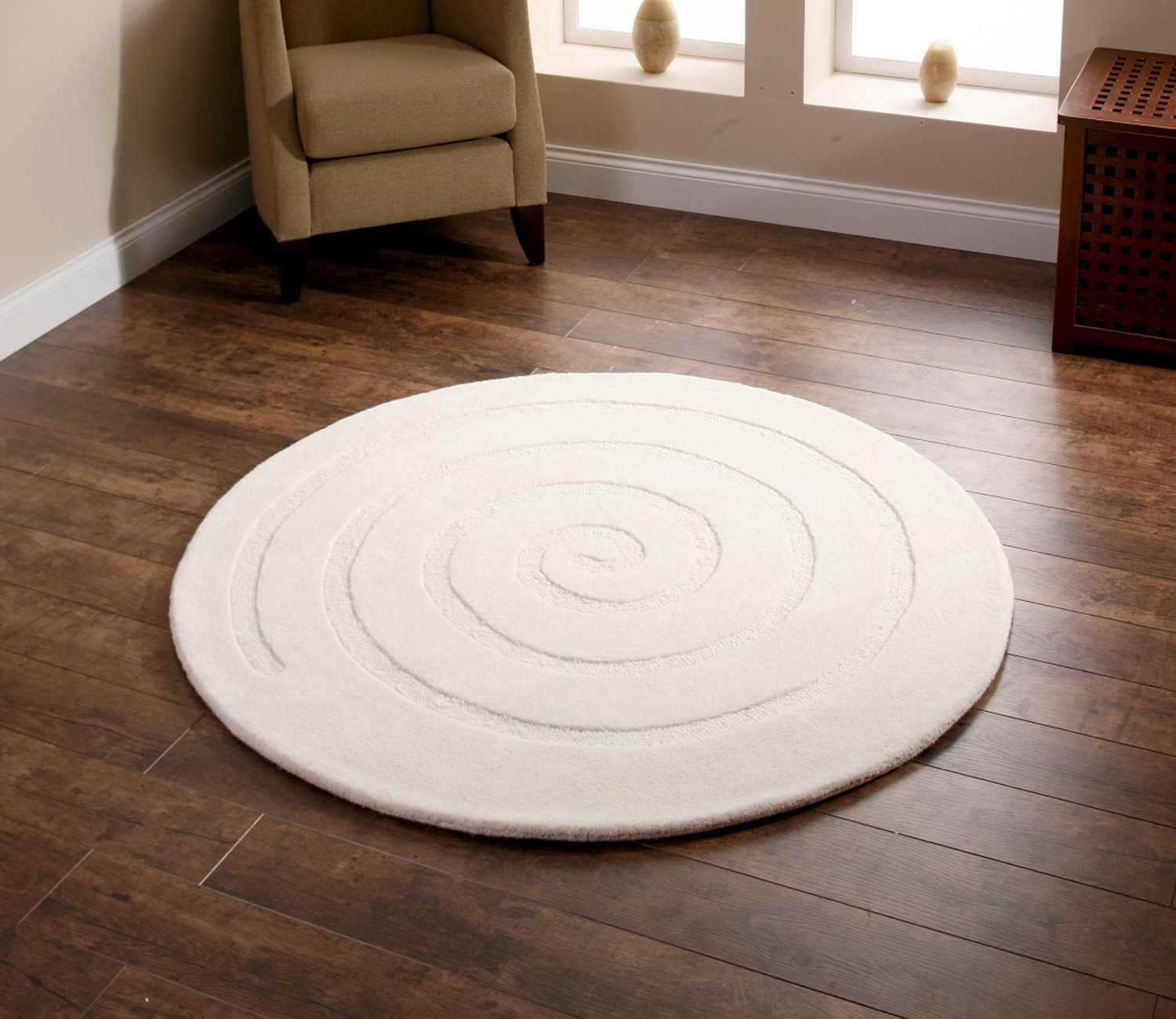 Large Circular Rugs Furniture Spiral Hand Tufted 100 Wool Circular Rug Modern