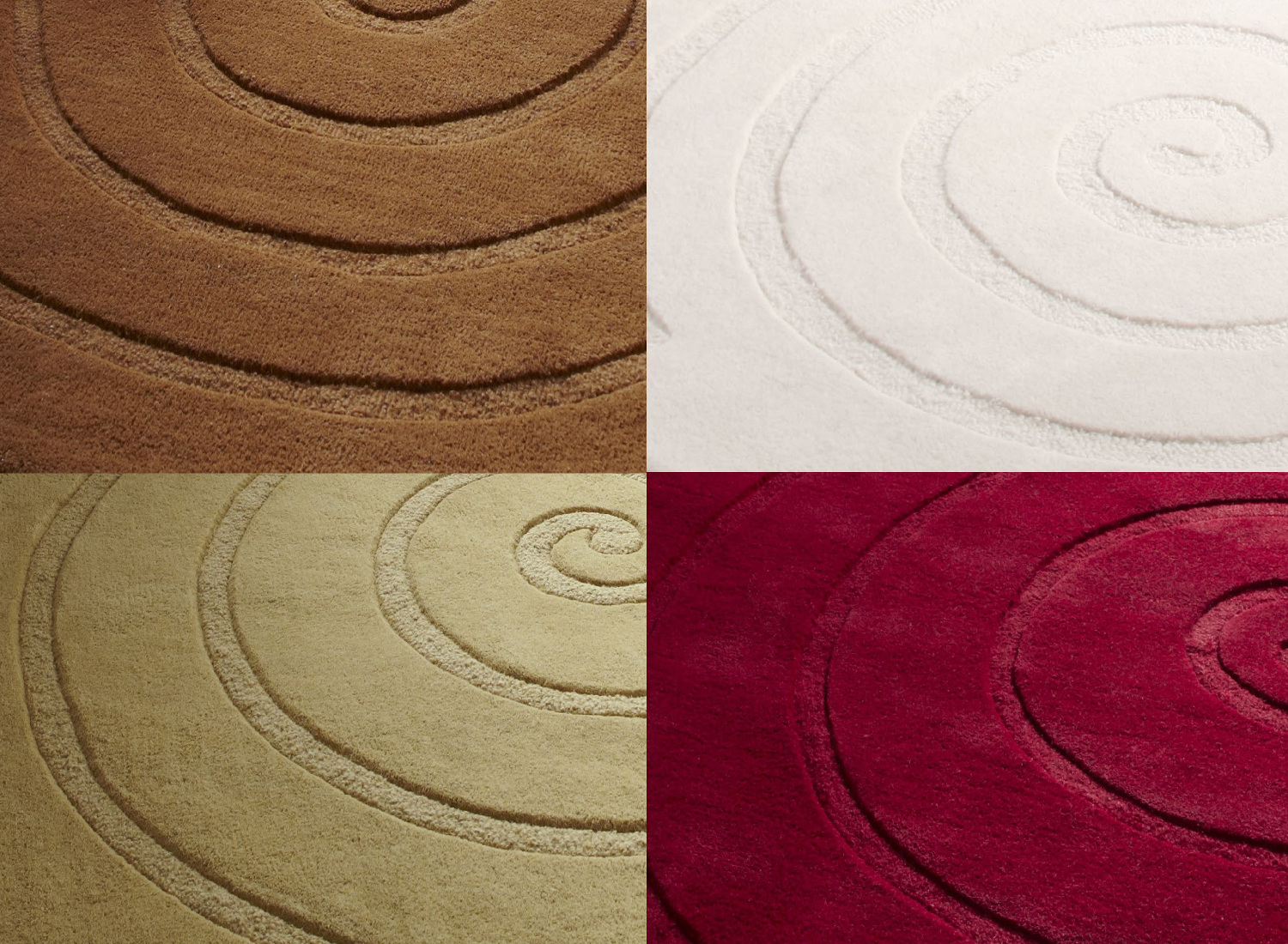 textured round rug