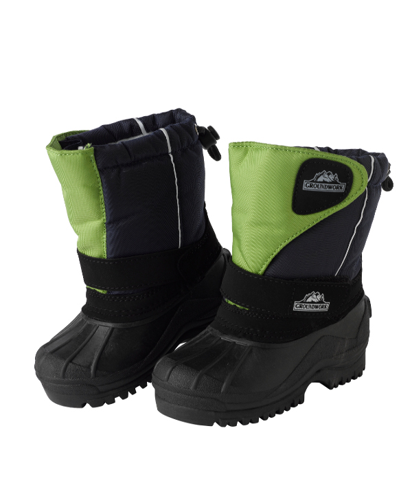 Kids Winter Snow Muck Boots Childrens Fleece Lined Velcro Outdoor Apres Ski Shoe eBay