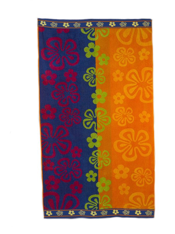 100% Egyptian Cotton Beach Towels Bright Bath Sheets Swimming Holiday Leisure - Picture 2 of 3