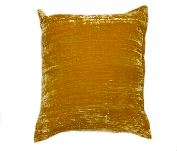 Decorative Crushed Velvet Square Scatter Cushion Covers 22" x 22