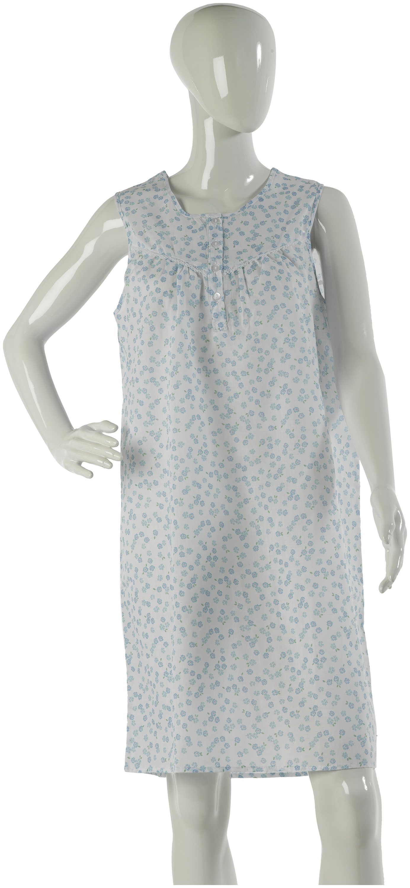 poly cotton sleeveless nighties