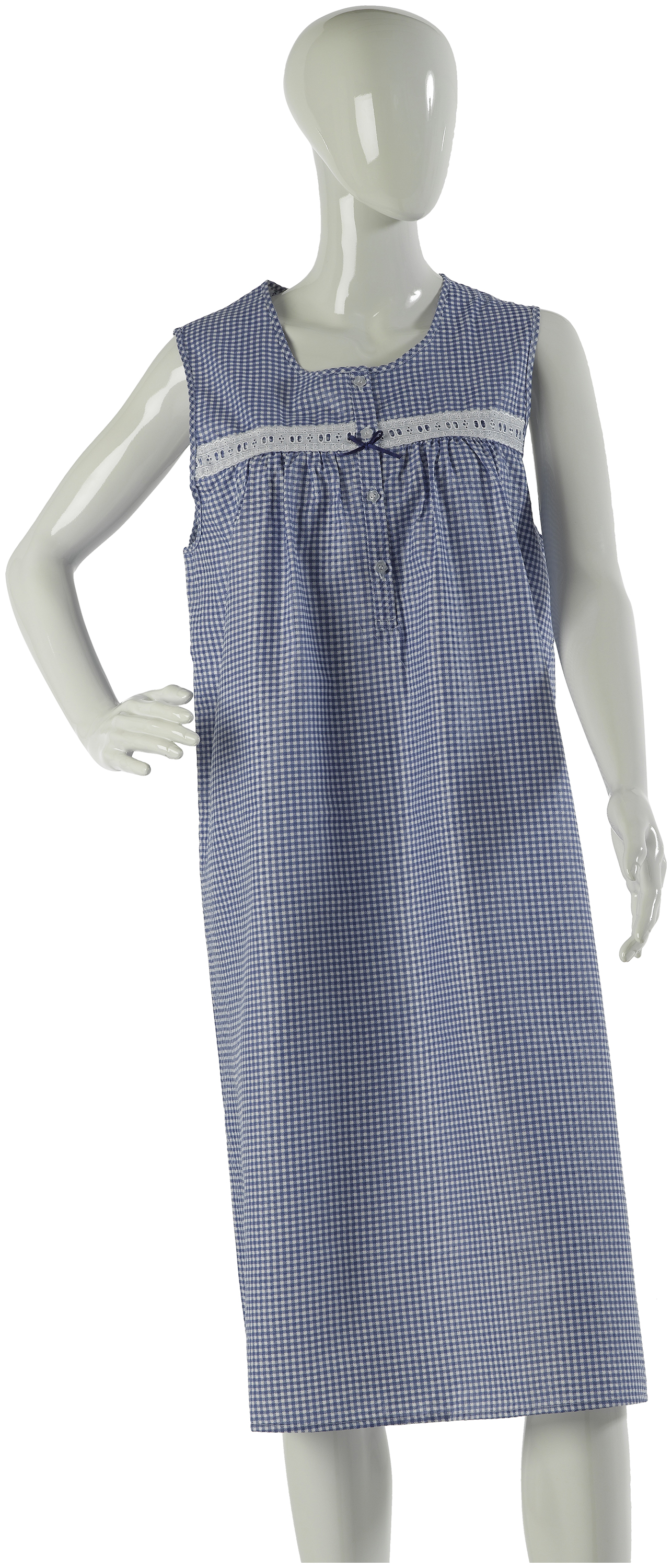 poly cotton sleeveless nighties