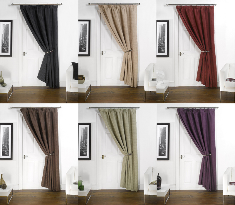 Emma Barclay Thermal Door Curtain Energy Saving Pencil Pleat Panel