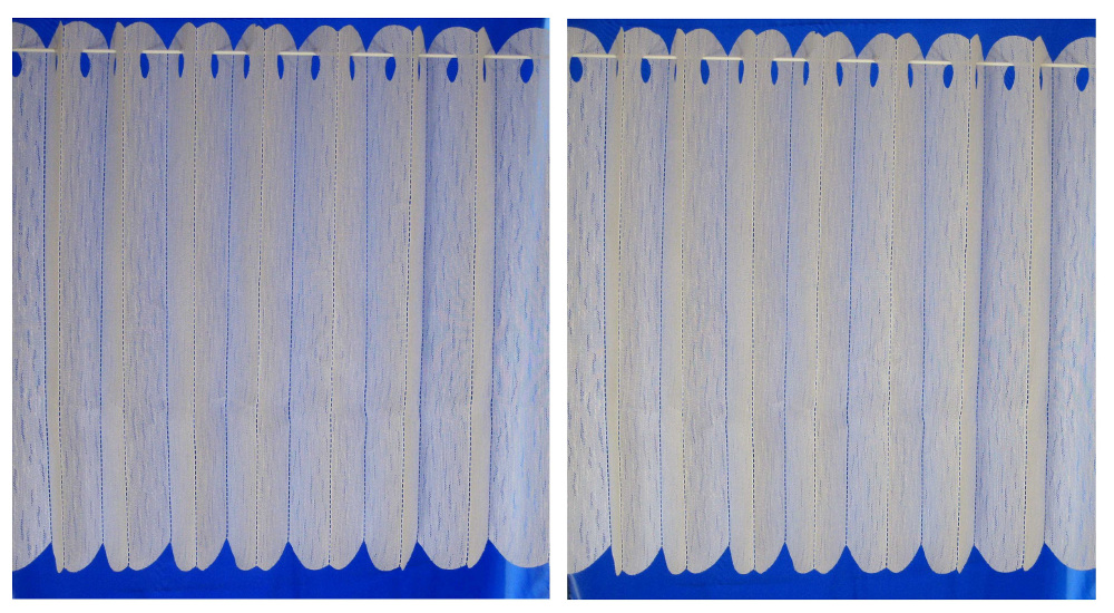 Emily Vertical Lace Blind with Speckled Pattern 72" Wide Polyester