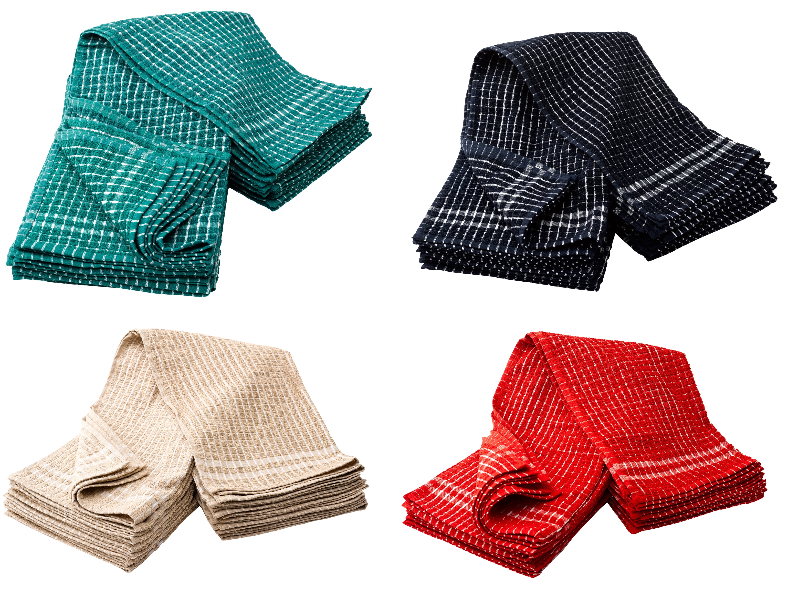 Restaurant Kitchen Towels 100% cotton 10 pack check tea towels kitchen restaurant catering Restaurant Kitchen Towels 100% cotton 10 pack check tea towels kitchen restaurant catering