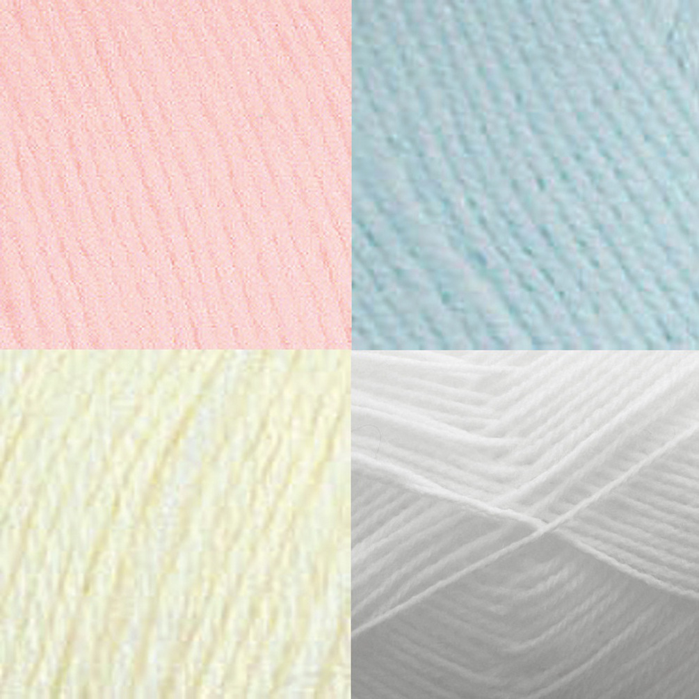 Ball Comfort Baby 4 Ply Knitting Yarn King Cole Soft Acrylic & Nylon Wool...