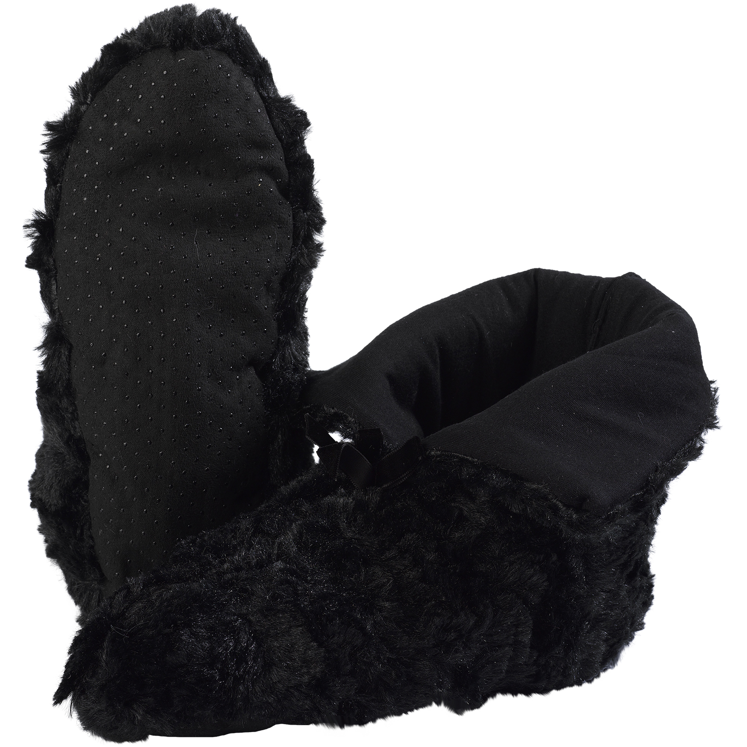 girls faux fur slippers