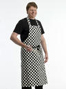 Full Apron (Black & White Check)