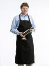 View Item Full Length Black Catering Apron