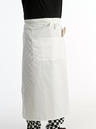 Half Apron With Split Pocket 36" Long (White)