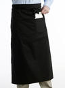 View Item Bar Apron With Split Pocket (Black)