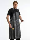 Butchers Apron Striped (Navy & White)