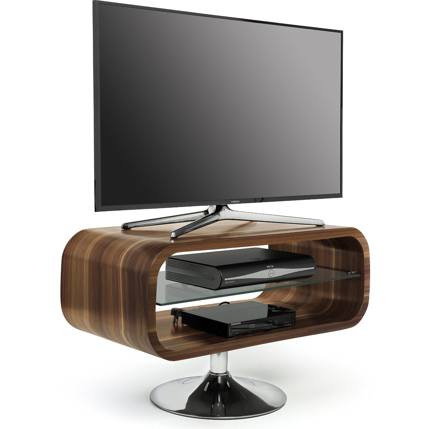 Centurion Supports OP80WAL Retro Design Walnut 19"42" Flat Screen TV