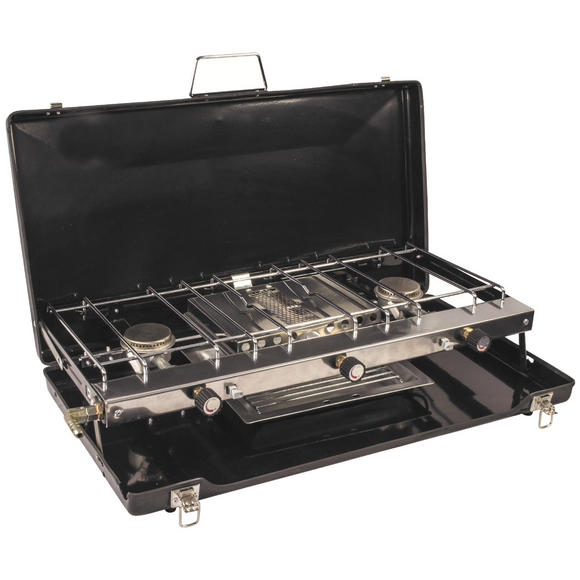 Highlander Folding Double Burner and Grill