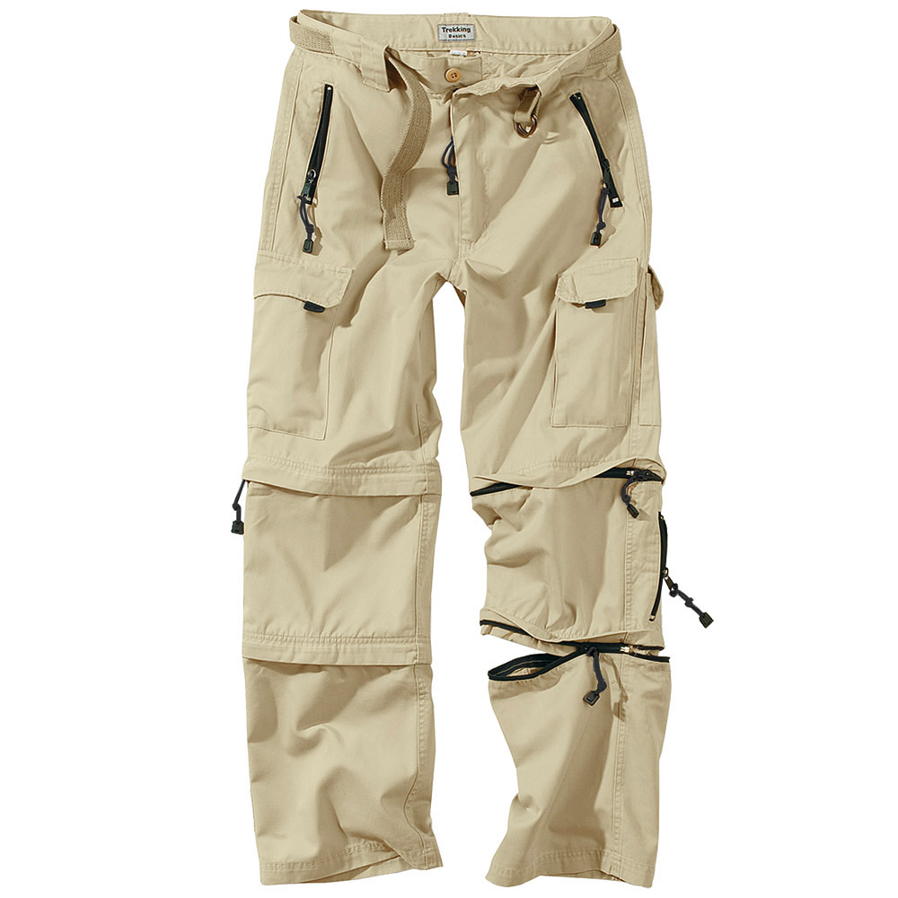 mens cargo trousers with zip off legs