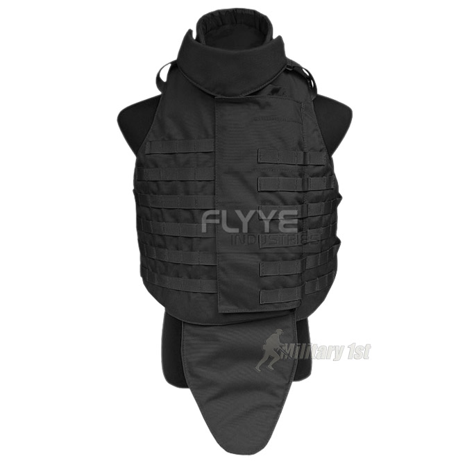 FLYYE MILITARY COMBAT OUTER TACTICAL VEST MOLLE SYSTEM AIRSOFT CORDURA BLACK