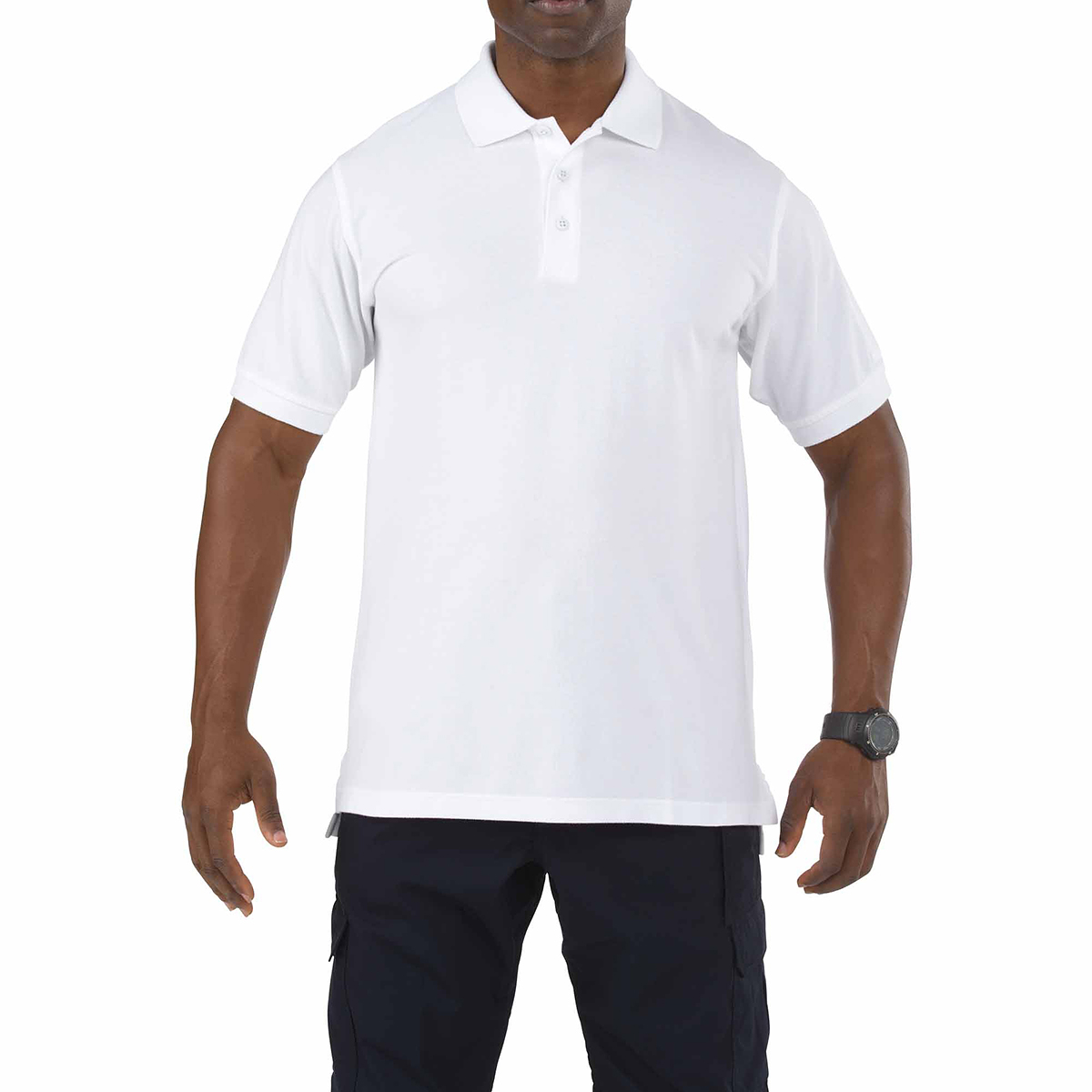 5.11 PROFESSIONAL MENS SPORT DUTY WORK POLO SHIRT SHORT SLEEVE 100 COTTON WHITE eBay