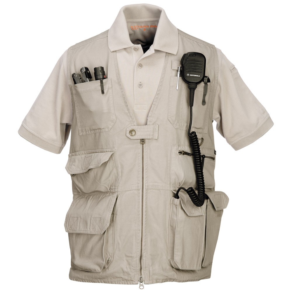 5.11 TACTICAL VEST MENS WAISTCOAT HIKING FISHING HUNTING 18 POCKETS
