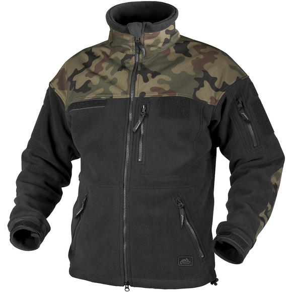 Helikon Infantry Duty Fleece Jacket Black / Polish Woodland
