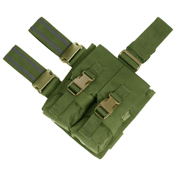 Flyye Drop Leg Double M4/M16 Magazine Pouch Olive Drab