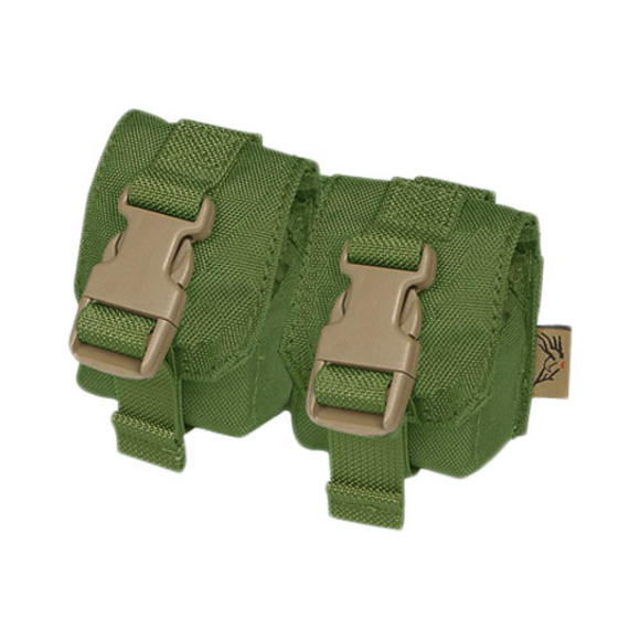 Flyye Double Fragmentation Grenade Pouch Olive Drab
