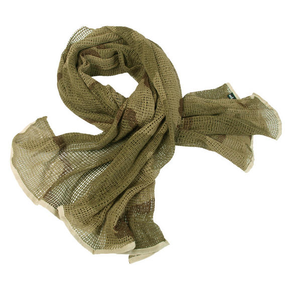 Mil-Tec Net Scarf 3-Colour Desert
