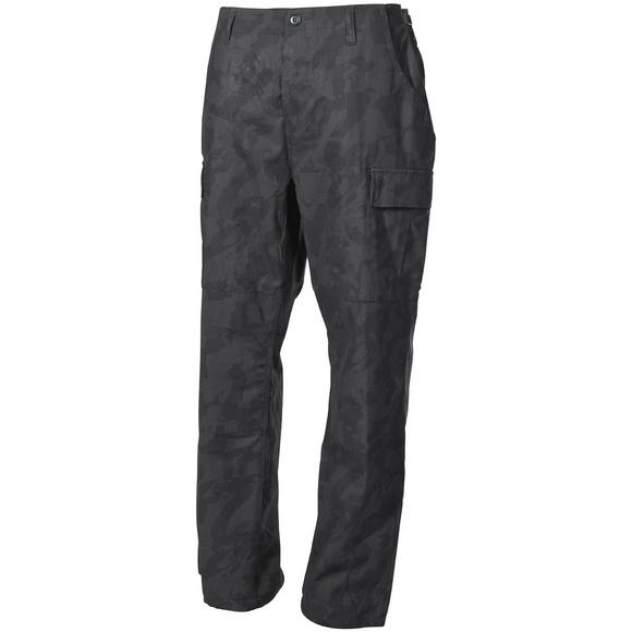 MFH BDU Combat Trousers Ripstop Night Camo
