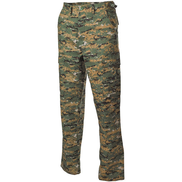 MFH BDU Combat Trousers Ripstop Digital Woodland