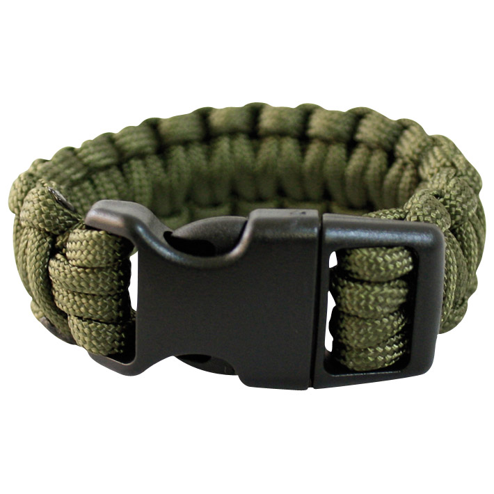Tactical Army Paracord Wrist Band Bracelet Hiking Emergency Survival