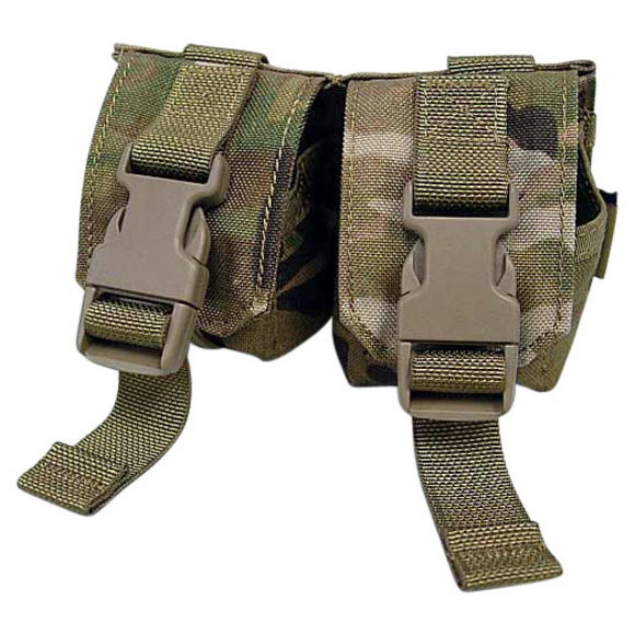 Flyye Double Fragmentation Grenade Pouch MultiCam
