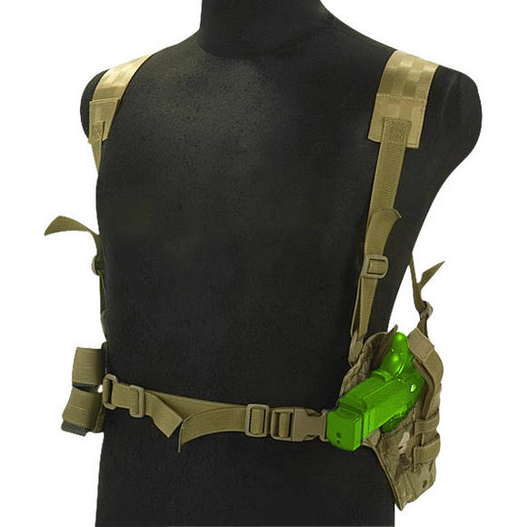 Flyye Shoulder Holster System Panel MOLLE MultiCam