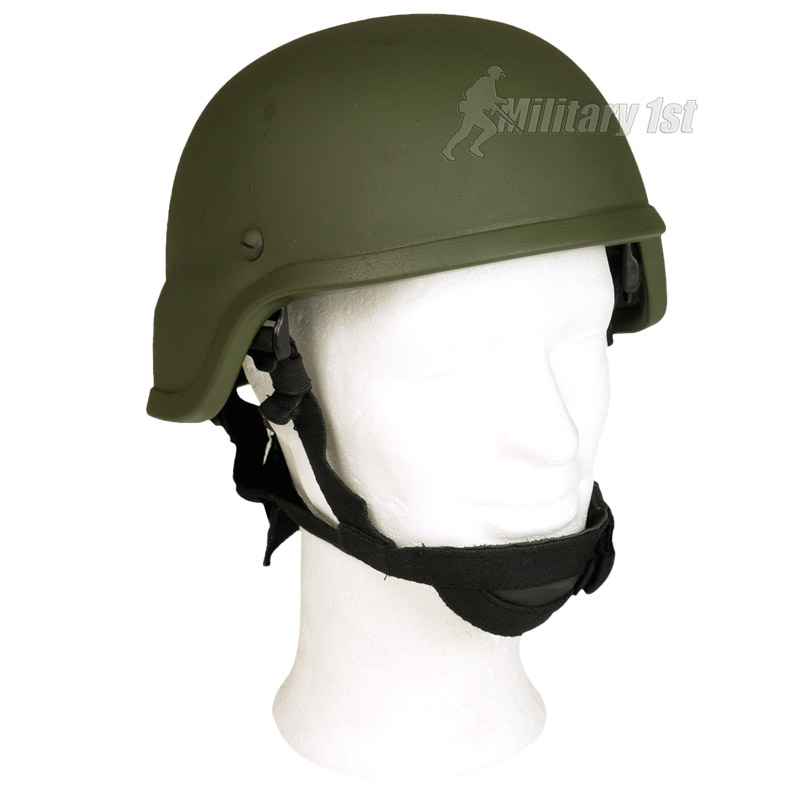 ARMY TACTICAL COMBAT HELMET MICH HEAD PROTECTION FIBERGLASS AIRSOFT