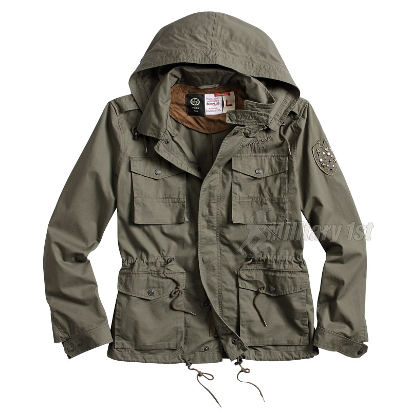 mens hooded parka