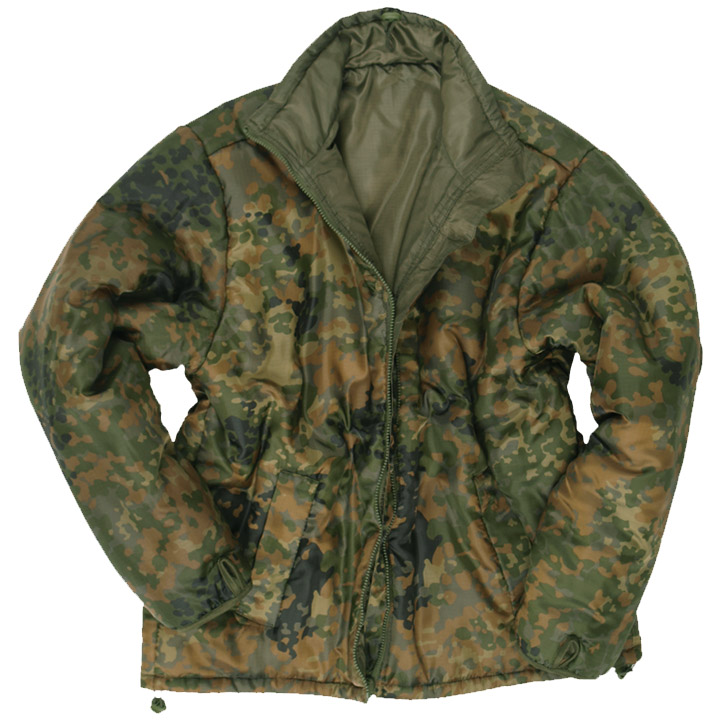 REVERSIBLE THERMAL BRITISH COOLING MENS JACKET HIKING FLECKTARN CAMO