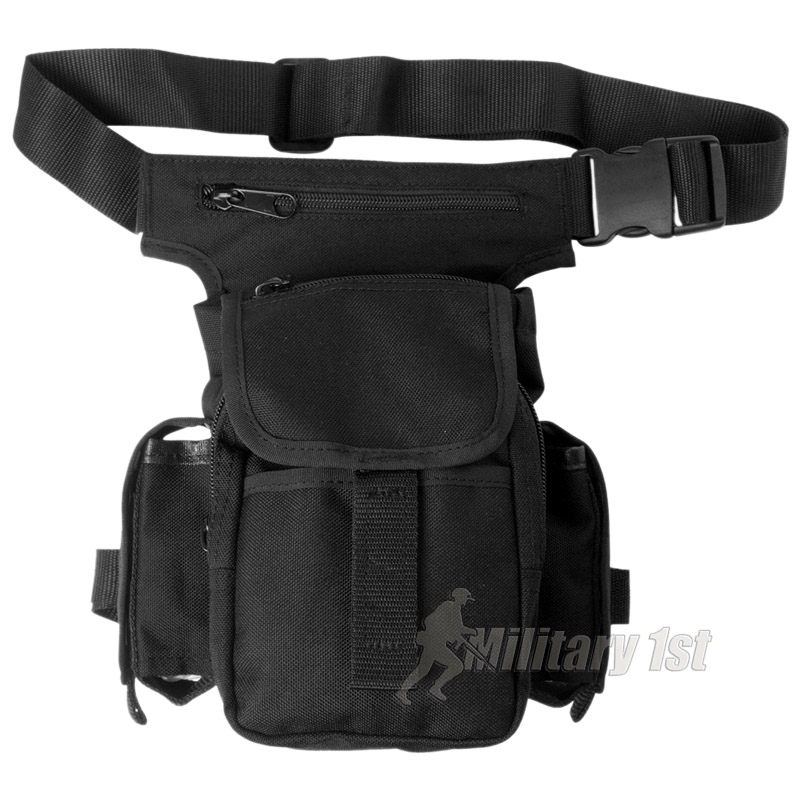 MULTI PURPOSE WAIST HIP PACK SHOULDER BAG BELT POUCH HIKING CAMPING TRAVEL BLACK eBay