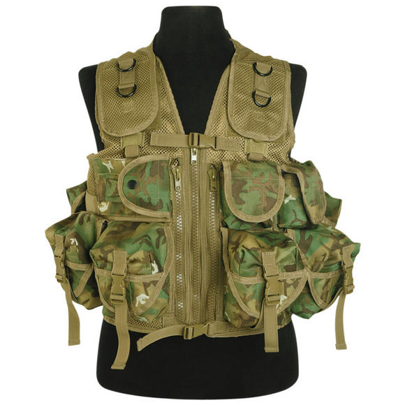 Mil-Tec Ultimate Assault Vest Arid Woodland