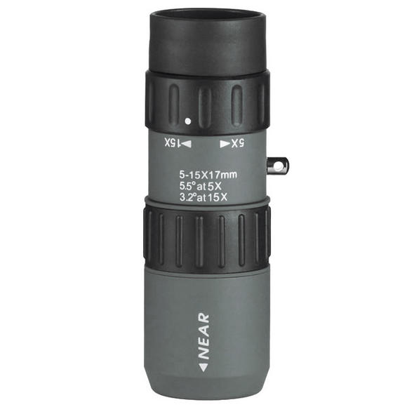 Luger MZ 5-15x17 Monocular Grey Black