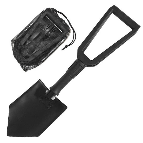 Mil-Com Lightweight Folding Shovel Black