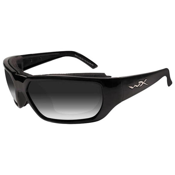 Wiley X Rout Glasses - Light Adjusting Smoke Grey Lens / Gloss Black Frame