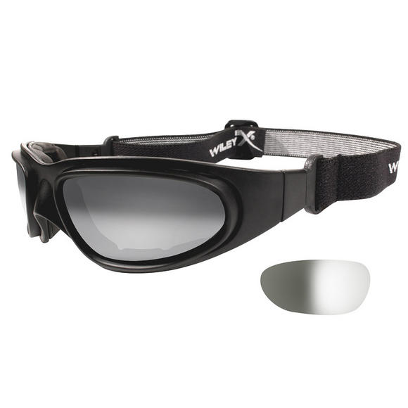 Wiley X SG-1 Goggles - Light Adjusting Smoke Grey Lens / Matte Black Frame