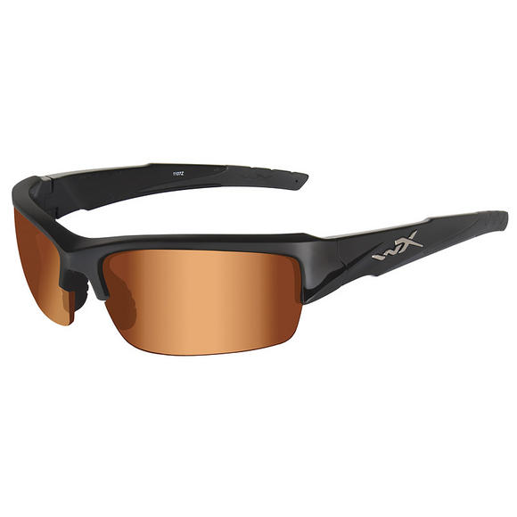 Wiley X WX Valor Glasses - Bronze Flash Lens / Matte Black Frame