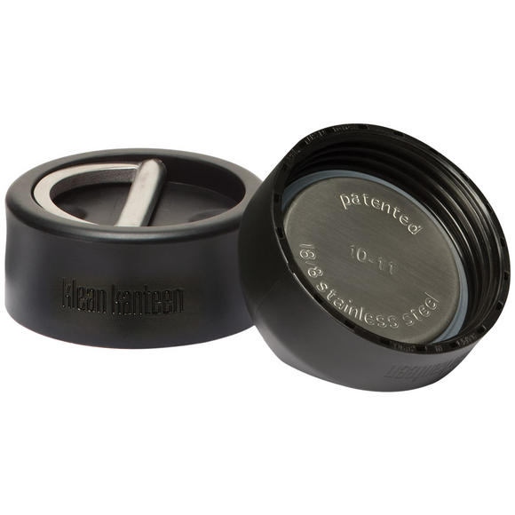 Klean Kanteen Wide Flip D-Ring Cap Black