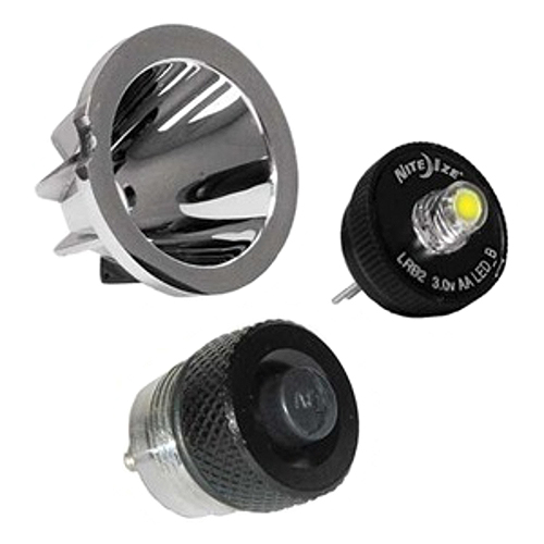 Nite Ize LED Upgrade Kit Combo Bianco Puro Luce potenzialmente attivo si adatta AA Mini Maglite