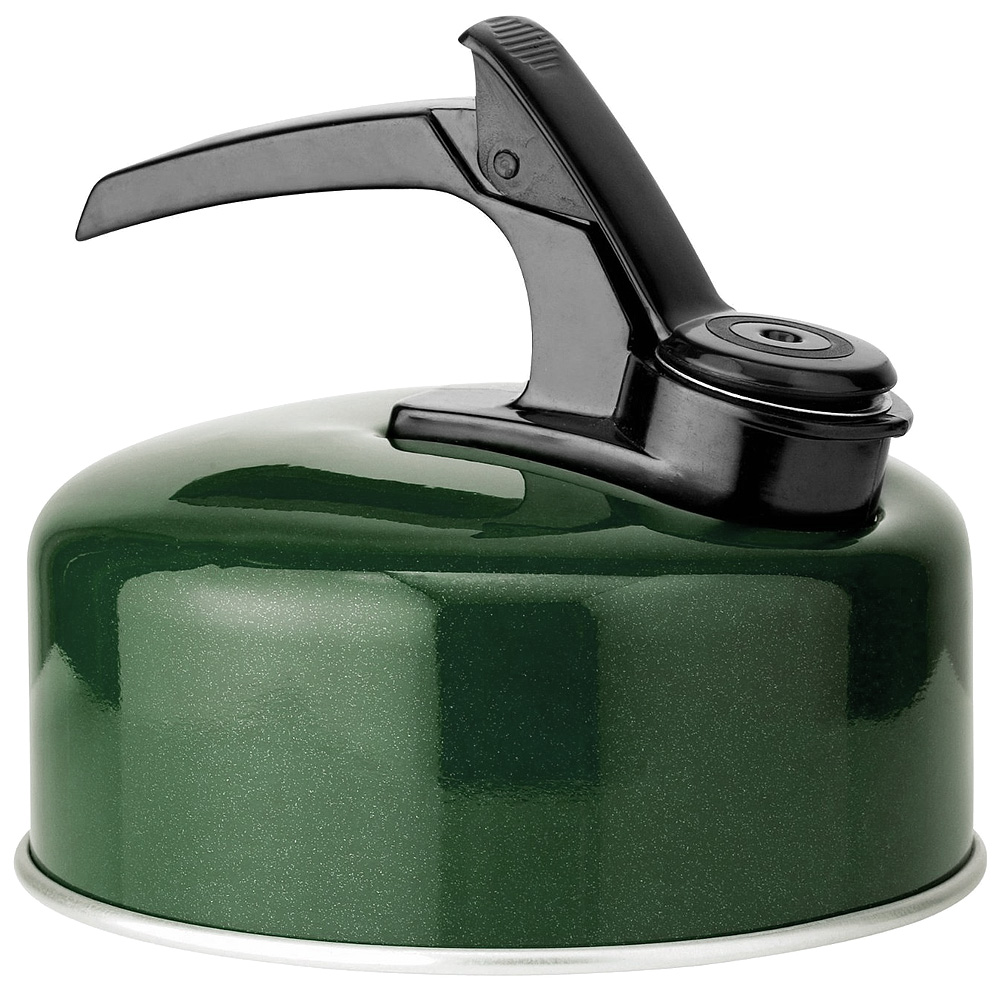 HIGHLANDER LARGE ALUMINIUM 2L WHISTLING CAMPING KETTLE TRAVEL WATER